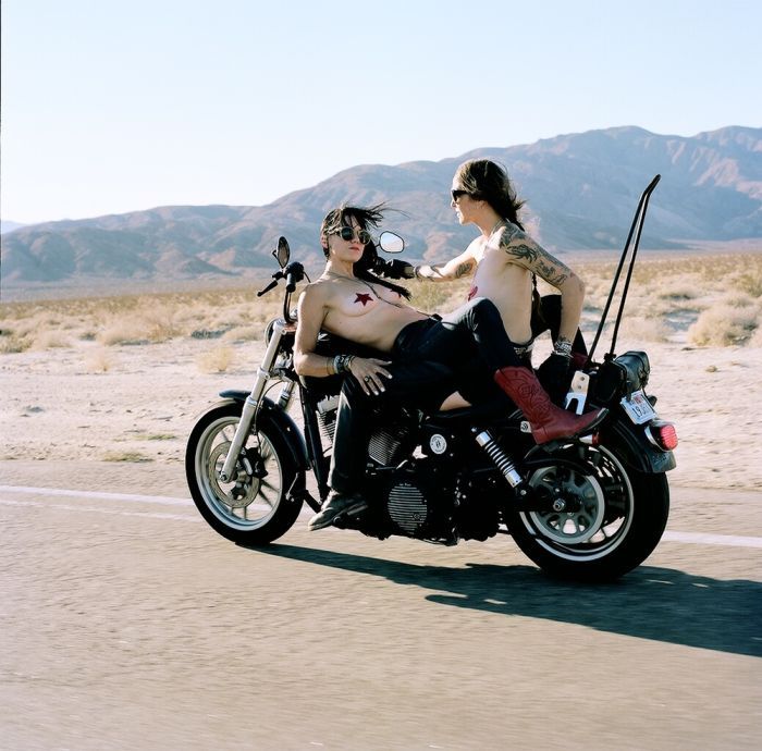 Girls on a motorcycle in Petaling Jaya