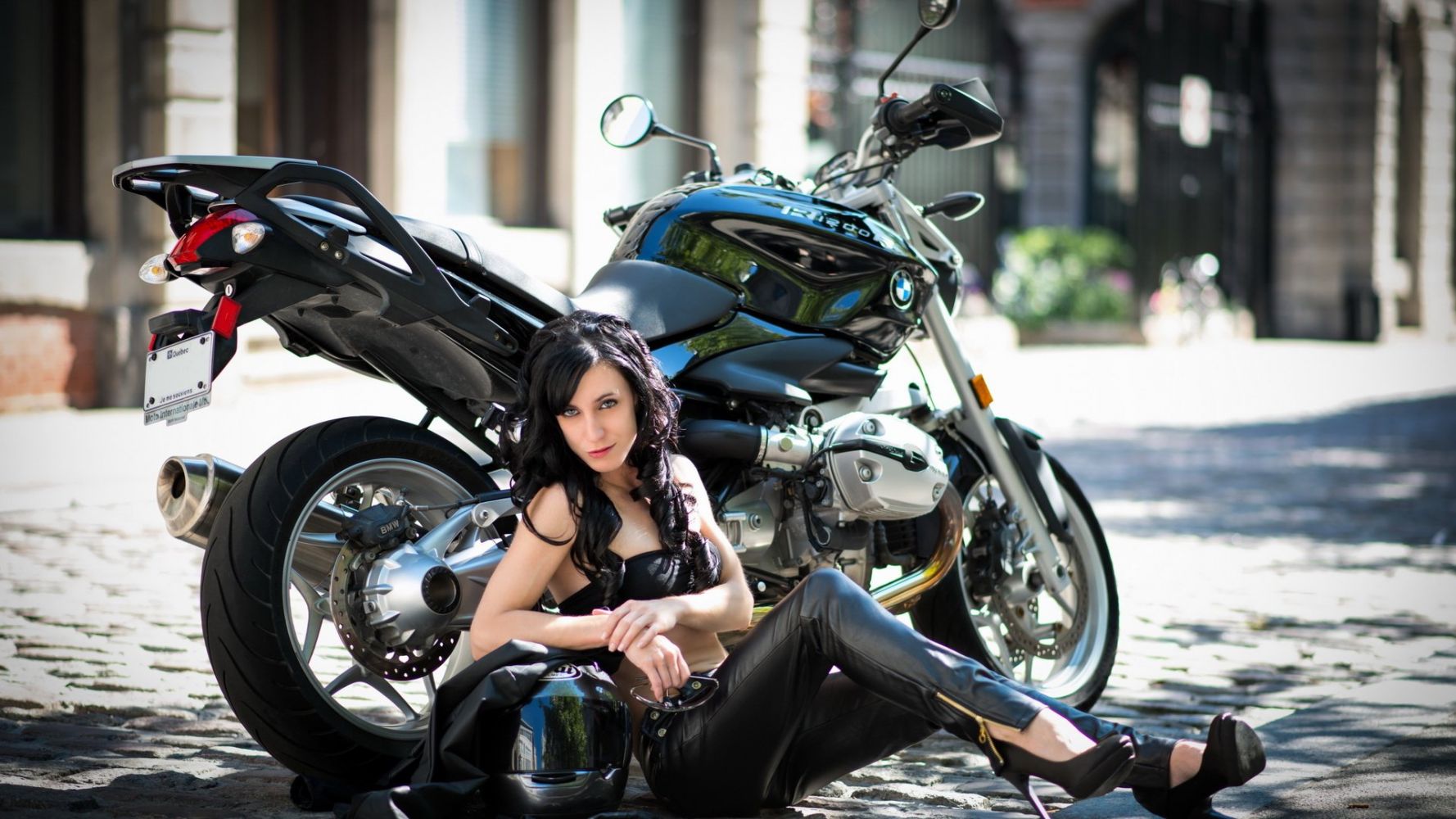 European women on bikes in Petaling Jaya