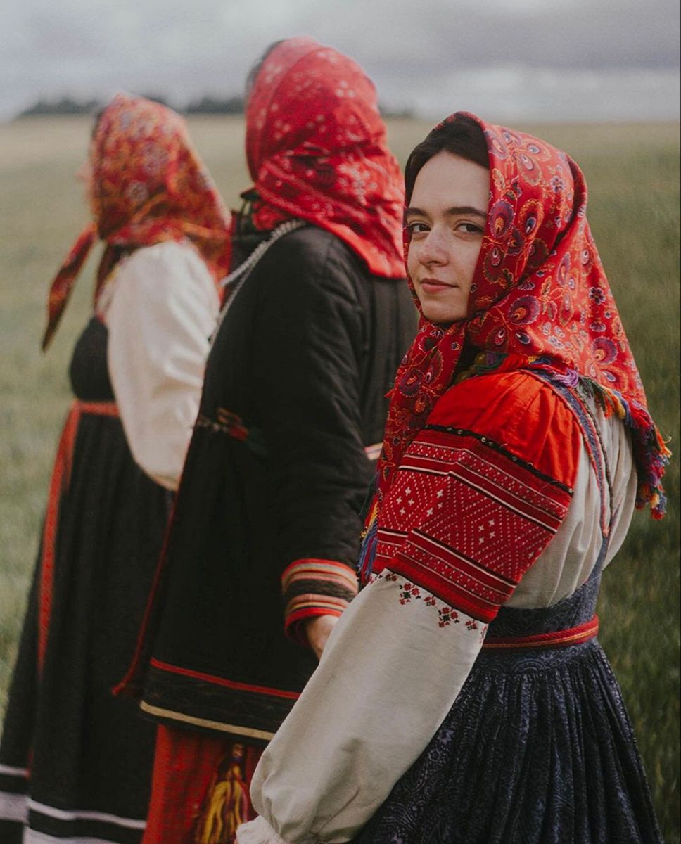 Women in Slavic costumes in Petaling Jaya