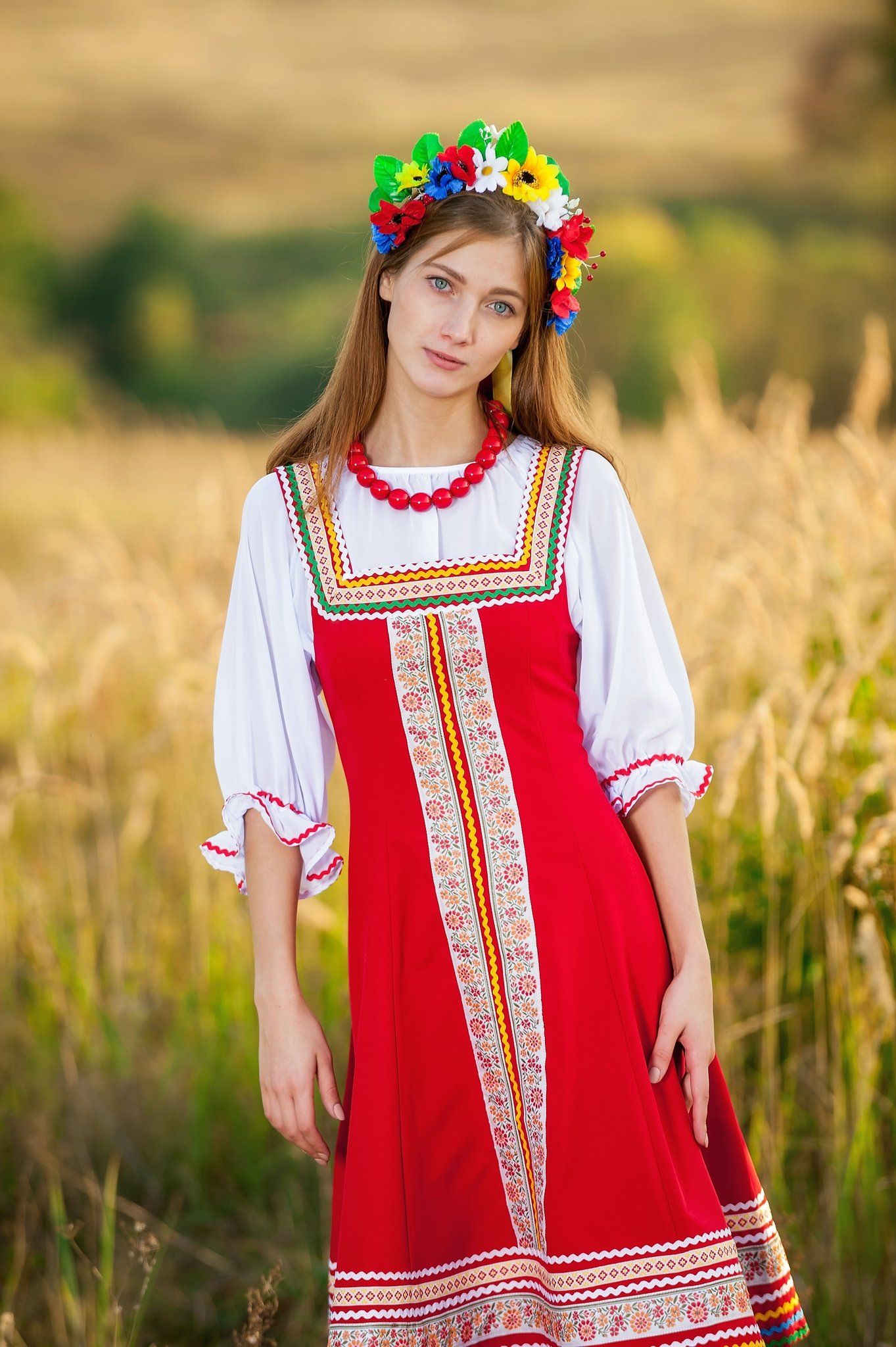 Women in Slavic costumes in Petaling Jaya