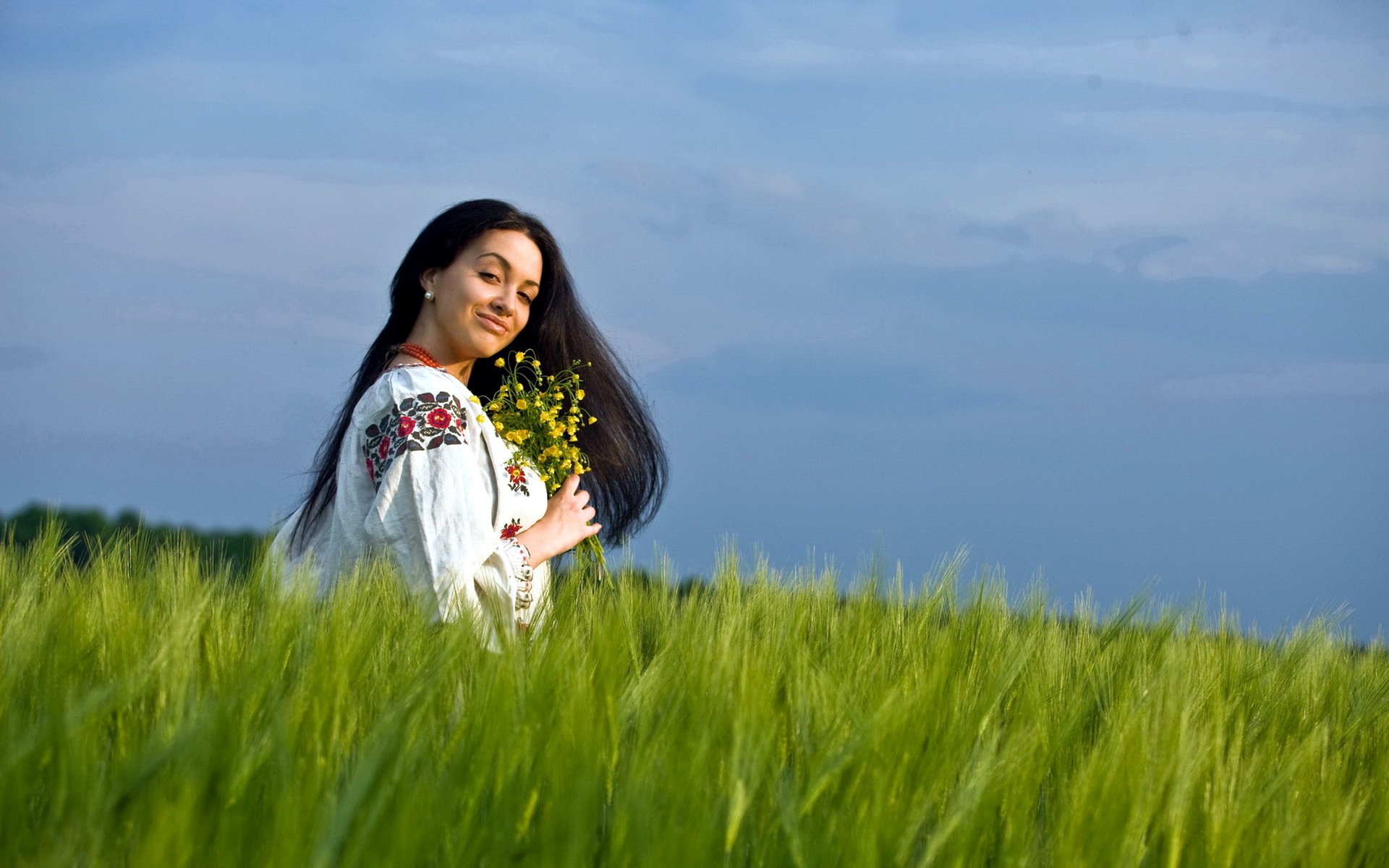 Girls in Slavic costumes in Petaling Jaya